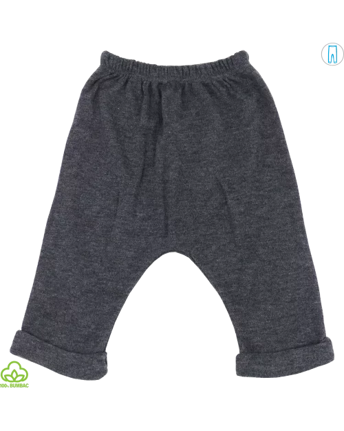 Compleu bebelusi din bumbac, 3 piese, army-gri, little dude, 0-9 luni