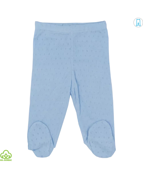 Compleu bebelusi din bumbac, 5 piese, albastru, elefantel, 0-3 luni