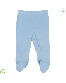 Pantaloni bebelusi din bumbac, blue, 0-3 luni