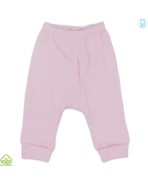 Pantaloni bebelusi din bumbac, roz, 0-6 luni